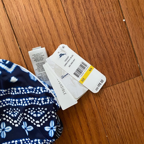 Tommy Bahama High Neck Reversible Bikini Top Swim - Picture 7 of 8